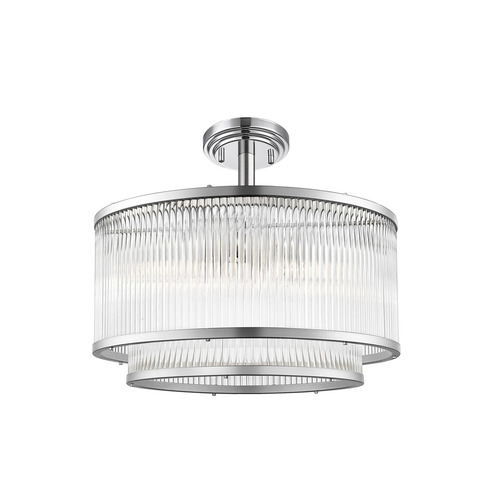 Kontrollera Taklampa/Plaf C0528 05 H F4 Ac SERGIO Krom