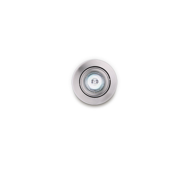 Kontrollera Inbyggd armatur Max Light FINE H0037 borstad metall GU5.3 Ø9,5 cm Inbyggd armatur Max Light FINE H0037 borstad metall GU5.3 Ø9,5 cm