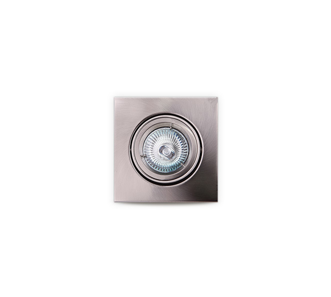 Kontrollera Inbyggd armatur Max Light Fine H0040 borstad metall 9,5x9,5 cm GU5.3 50W Inbyggd armatur Max Light Fine H0040 borstad metall 9,5x9,5 cm GU5.3 50W
