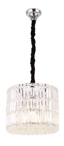 Kontrollera Pendant Light Max Light Puccini P0266 Chrome Glass Metal 40 cm 11-Light