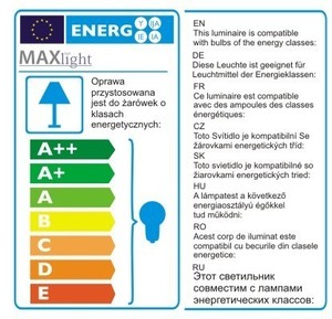Infälld aluminiumarmatur Max Light SHOWER H0004 1×GU5.3 max. 35 W 12 V IP44 small 2