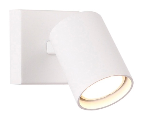 Kontrollera Vägglampa Max Light TOP W0218 vit metall GU10 8 cm