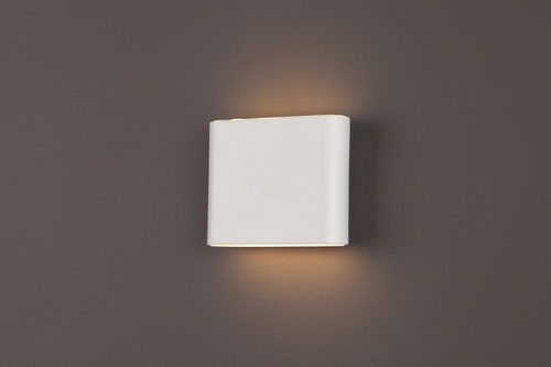 Kontrollera Vägglampa Max Light Zone W0200 vit LED 2-ljus IP44