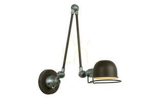 Lucide HONORE brun vintage vägglampa metall E14 45252/11/97 small 5