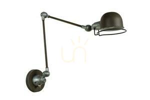 Lucide HONORE brun vintage vägglampa metall E14 45252/11/97 small 1