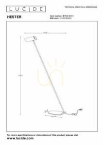 Lucide HESTER golvlampa vit metall GU10 137 cm 19700/01/31 small 3