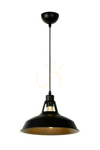 Kontrollera Lucide BRASSY/BIS pendellampa svart metall E27 31 cm 43401/31/30