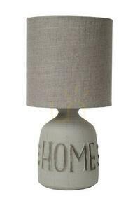 Lucide COSBY bordslampa grå keramik bomull Japandi 47503/81/36 small 1