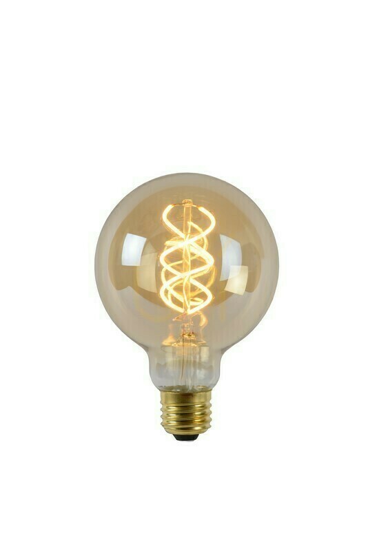 Lucide Filament LED-pendellampa amber glas E27 5W 2200K 49032/05/62