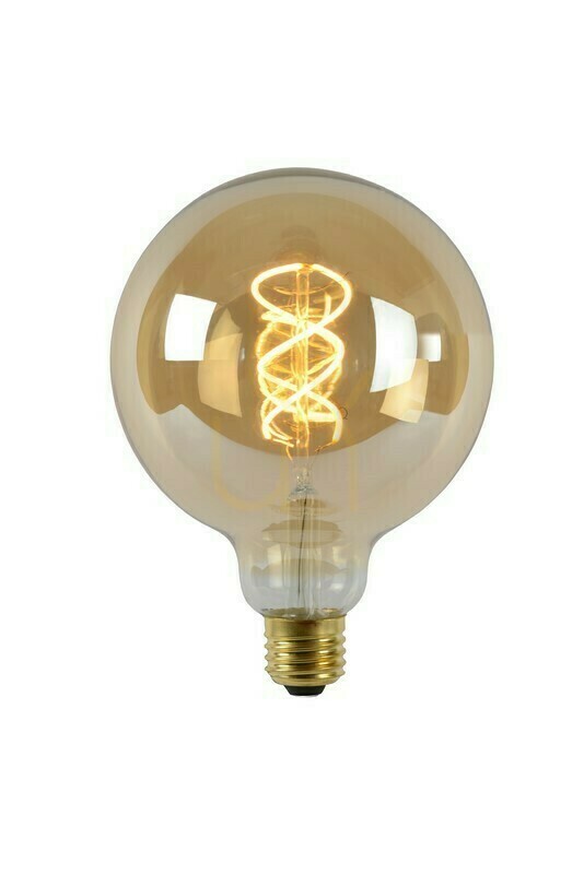 Lucide Filament E27 LED-hänglampa Amber 12,5 cm 49033/05/62