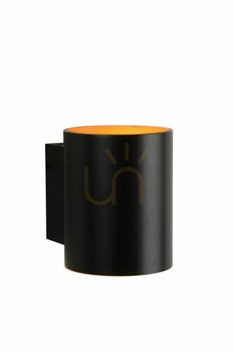 Kontrollera Vägglampa Lucide XERA svart guld aluminium G9 23252/01/30