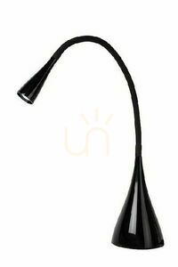Skrivbordslampa Lucide ZOZY svart LED dimbar touch 3000K 18650/03/30 small 0