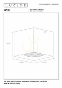 Downlight Lucide BODI vit GU10 justerbar LED 09101/01/31 small 3