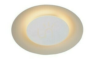 Lucide FOSKAL 79177/06/31 vit LED-takplafond Ø 21,5 cm 6 W 2700 K small 0