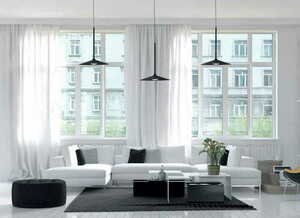 Pendant Light Max Light HANA P0456 Black LED 17.5 cm small 1