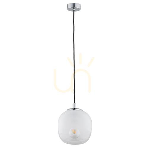 Kontrollera Hänglampa ARGON BALTIMORE opal matt transparent krom E27 4676