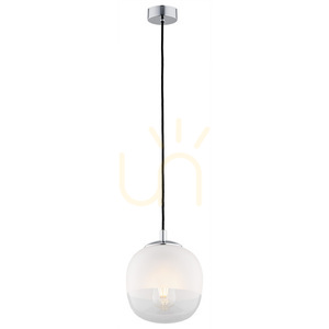 Hänglampa ARGON BALTIMORE opal matt transparent krom E27 4676 small 0