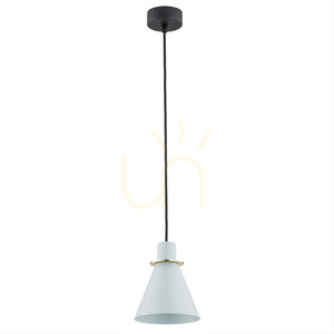 Pendellampa ARGON Beverly matt blå mässing 4682 small 1