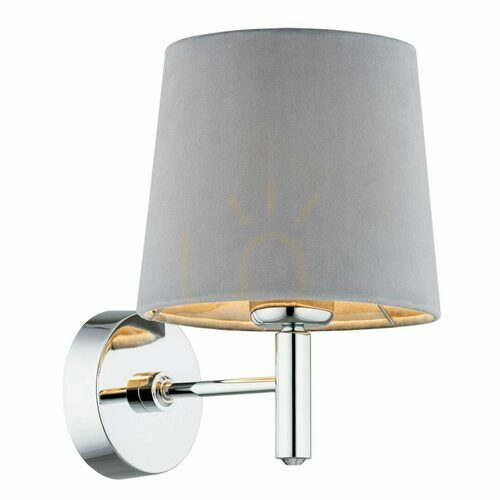 Kontrollera Vägglampa ARGON BOLZANO PLUS mörkgrå krom 4725