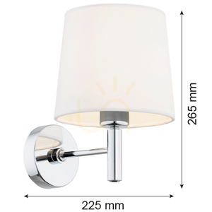 Vägglampa Argon Bolzano Plus kräm krom 4760 small 8