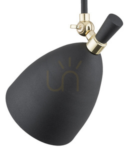 Hängande lampa ARGON CHARLOTTE svart mässingspläterad 4686 small 3