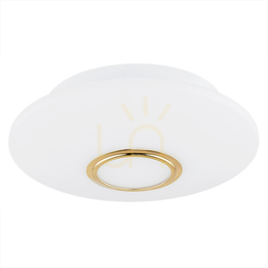 Plafond ARGON Chicago 2xE27 opal matt mässing 40 cm 1030 small 1