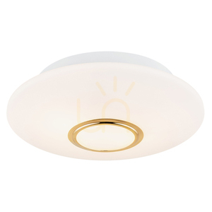 Plafond ARGON Chicago 2xE27 opal matt mässing 40 cm 1030 small 0