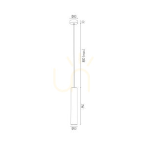 Pendellampa ARGON Gomera Plus mässing svart struktur 4755 small 4