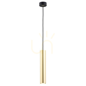 Pendellampa ARGON Gomera Plus mässing svart struktur 4755 small 0