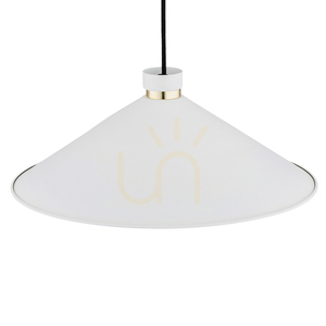 Hängande lampa ARGON NASHVILLE vit mässing 4693 small 2