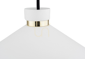 Hängande lampa ARGON NASHVILLE vit mässing 4693 small 3