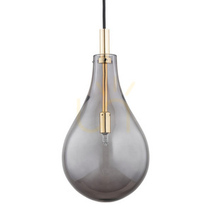 Hängande lampa ARGON Oakland rökig svart, glas, G9, SKU 4716 small 2