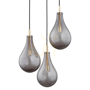 Taklampa ARGON Oakland rök svart struktur 3xG9 SKU 6105 small 2