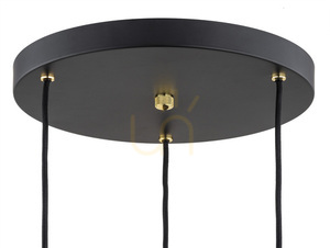 Taklampa ARGON Oakland rök svart struktur 3xG9 SKU 6105 small 3