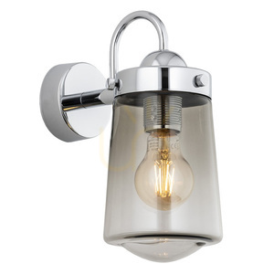 Vägglampa ARGON Pasadena rökig krom E27 IP44 4718 small 0