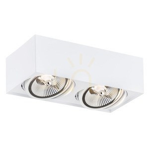 Plafond ARGON RODOS PLUS 2xGU10 vit struktur 1048 BZ small 0