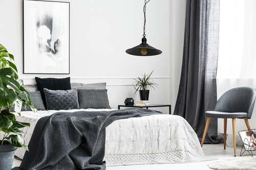 Kontrollera Black Jet Black E27 60W taklampa, loftbelysning, justerbar höjd