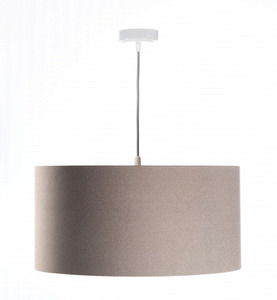 Taklampa för matsal 40cm Läder E27 60W stoppad, beige, guld 2 Taklampa för matsal 40cm Läder E27 60W stoppad, beige, guld small 2