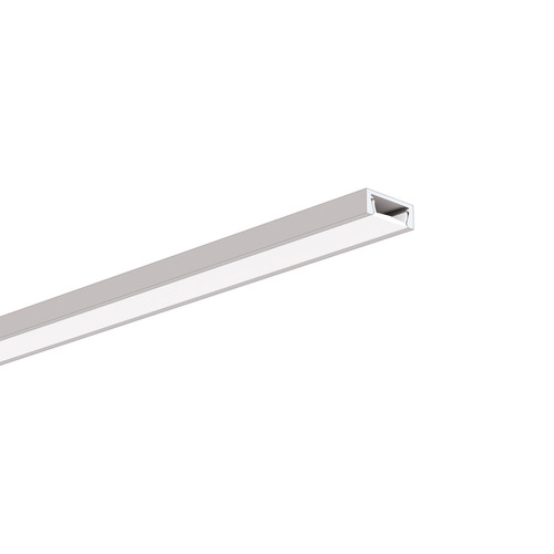 Kontrollera LED-profil 16mm MICRO-PLUS Silveranodiserad e6-k1 1m