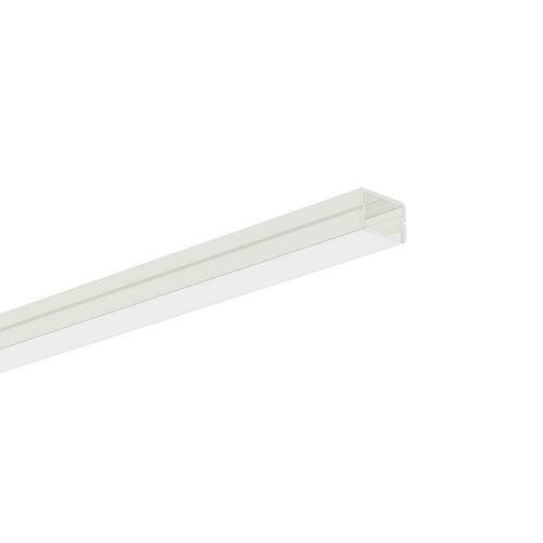 Kontrollera LED-profil bred SILER Vitlackerad RAL9010 2m