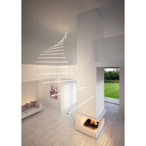 Kontrollera LED-pendel profil JAZ Silver anodiserad e6-k1 2m