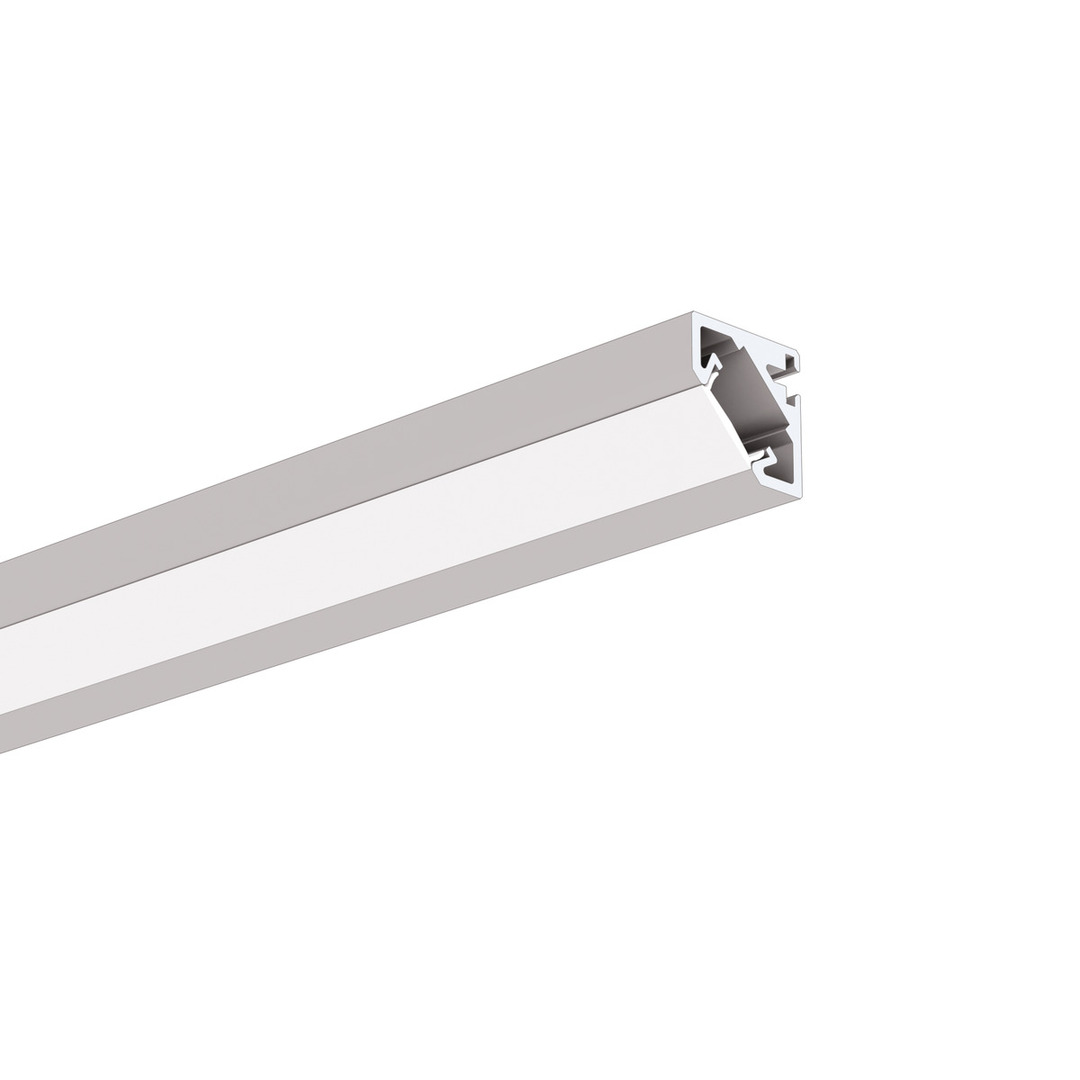 LED-vinkelprofil GLAD-45 Silveranodiserad e6-k1 1m