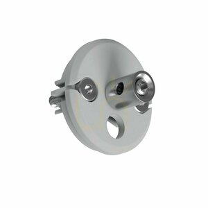 KLUŚ JAZ-DUO-N-FI-6,5 grå ändlock med 6,5 mm hål small 1