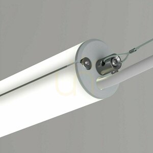 KLUŚ JAZ-DUO-N-FI-6,5 grå ändlock med 6,5 mm hål small 3