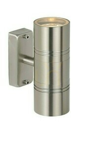 Lucide ARNE-LED utomhus vägglampa silver rostfritt stål IP44 14867/11/12 small 5