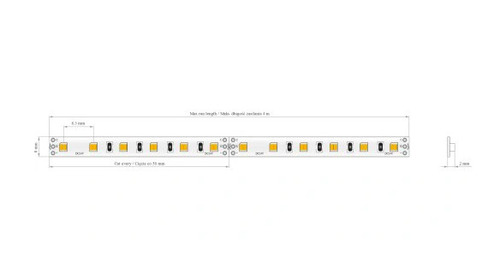 Kontrollera LED-list KLUŚ K-27/65-1920-24V CCT 2700-6500 K 19,2 W/m 24 V