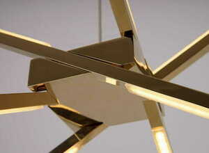 Pendant Light Max Light Spider P0457 Gold LED 114 cm small 1