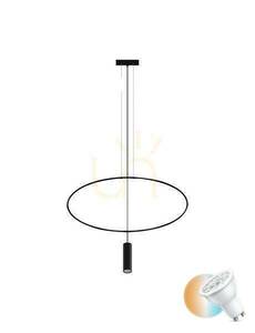 Pendellampa Thoro HOLAR 1 svart 81 cm GU10 small 0