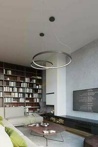 RIO 110 svart LED-krona 3000K 47W CRI 93 Thoro TH.103 small 17