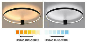 Taklampa RIO 55 svart 4000K Thoro small 21